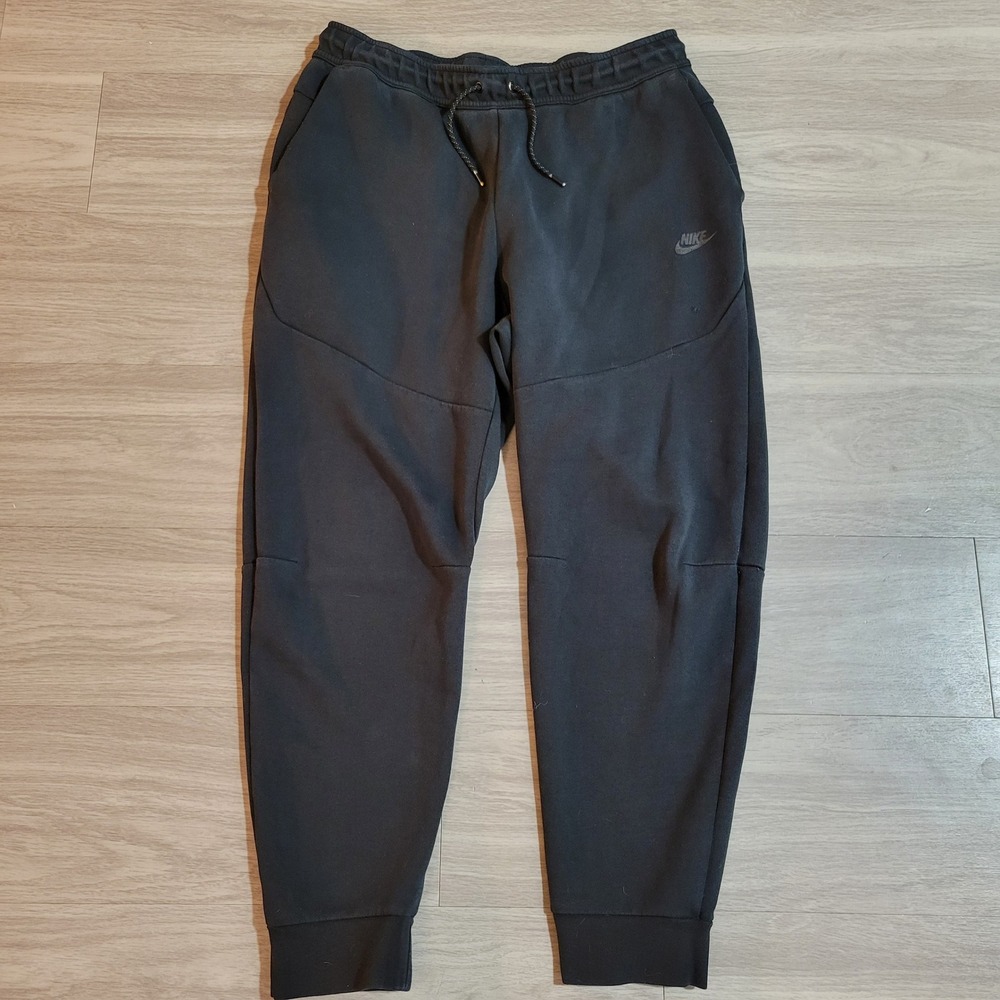 Nike Sportswear Tech Fleece Joggers Black CU4495-010 Mens XL *Flaw*